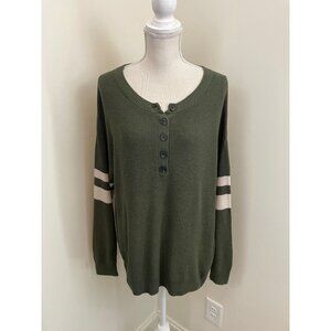 American Eagle Green Long Sleeve Sweater Size Large